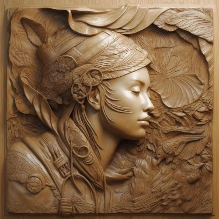 نموذج ثلاثي الأبعاد لآلة CNC 3D Art 